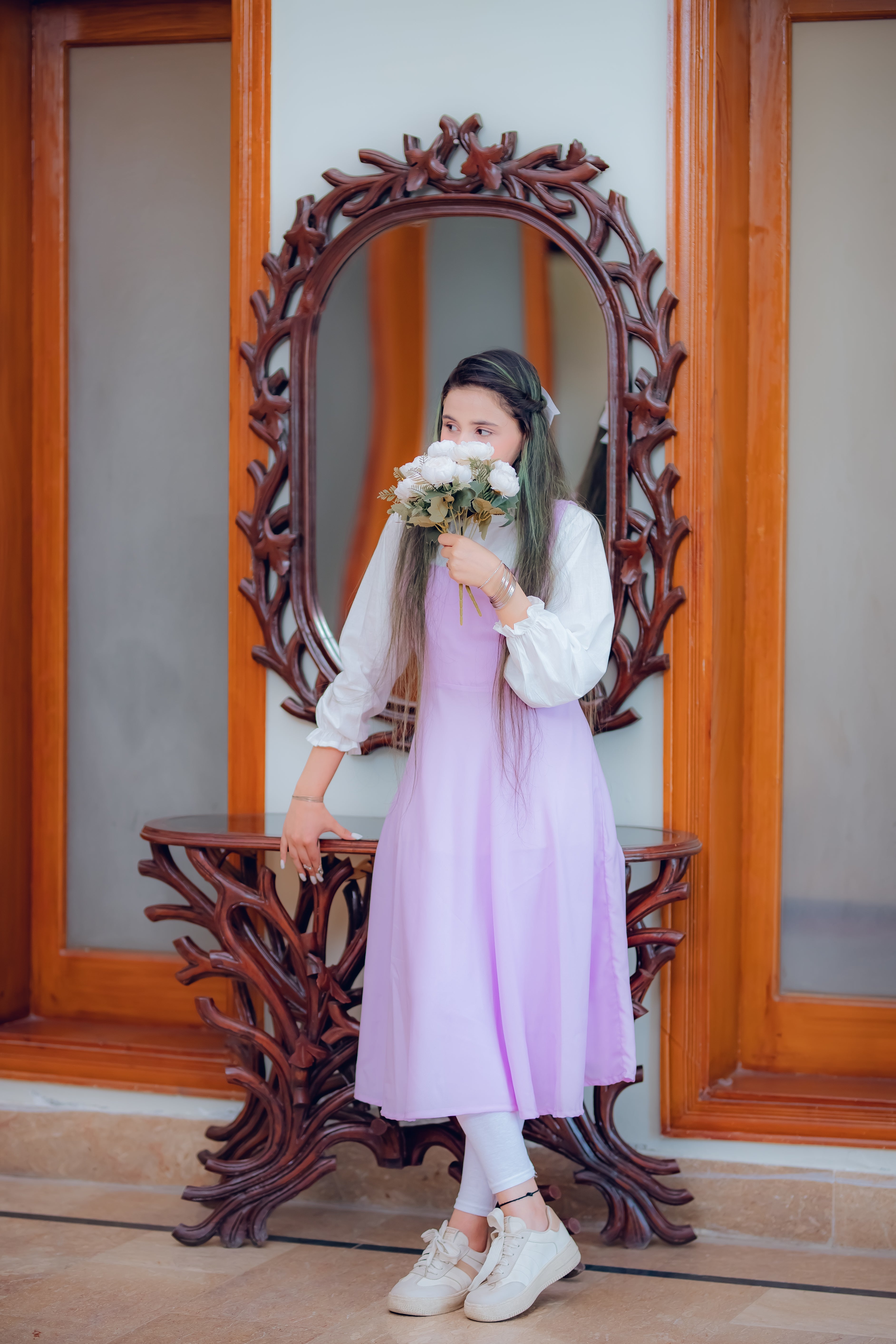 Peony Silk 2 piece Dress